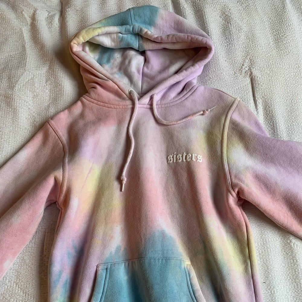 Tie Dye Sisters Hoodie